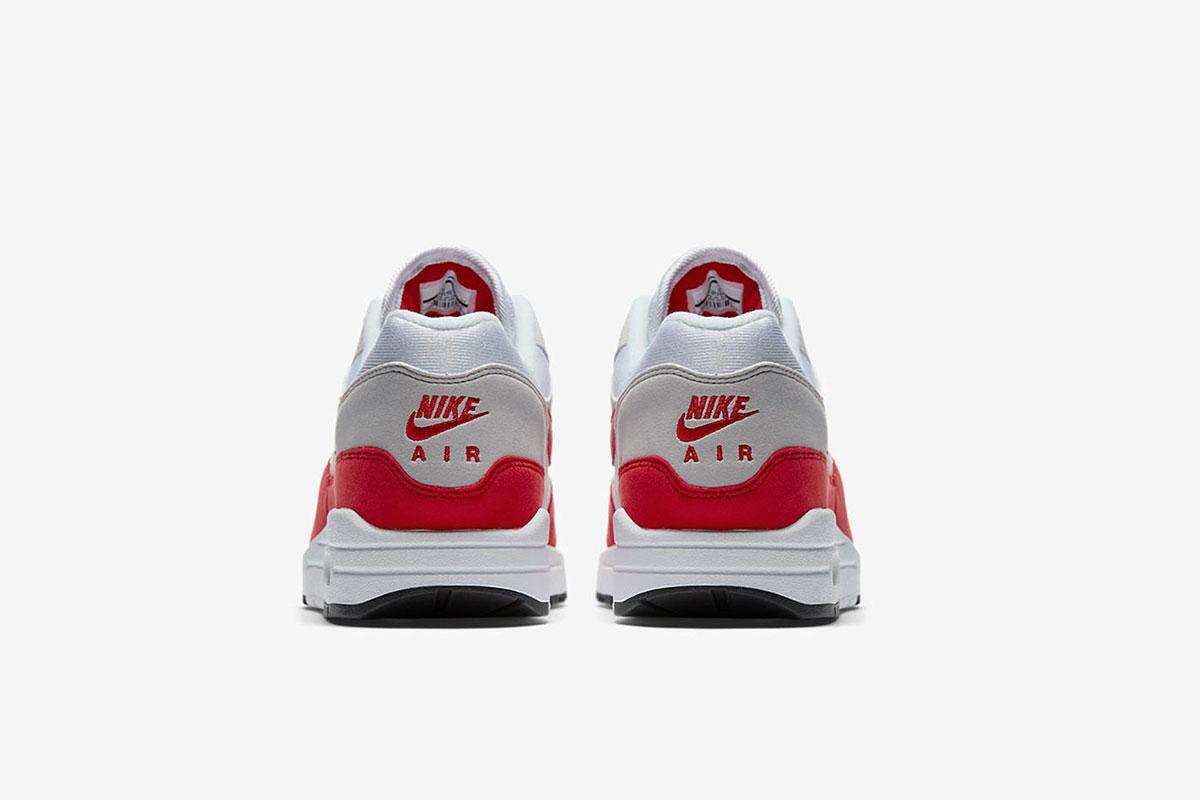 Nike Air Max 1 Anniversary White University Red